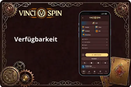 VinciSpin Verfügbarkeit